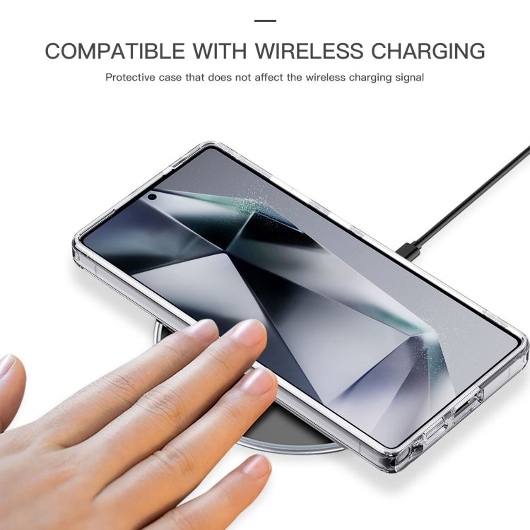 For Samsung Galaxy S25 5G Crystal Clear TPU Hybrid PC Phone Case - Transparent