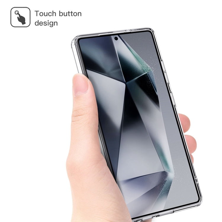 For Samsung Galaxy S25 5G Crystal Clear TPU Hybrid PC Phone Case - Transparent