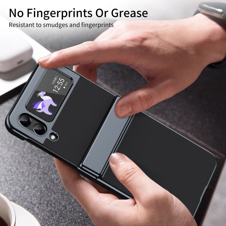 For Samsung Galaxy Z Flip3 5G Integrated AG Frosted Vacuum Plating Phone Case