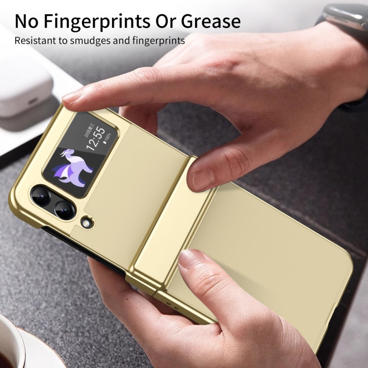 For Samsung Galaxy Z Flip3 5G Integrated AG Frosted Vacuum Plating Phone Case