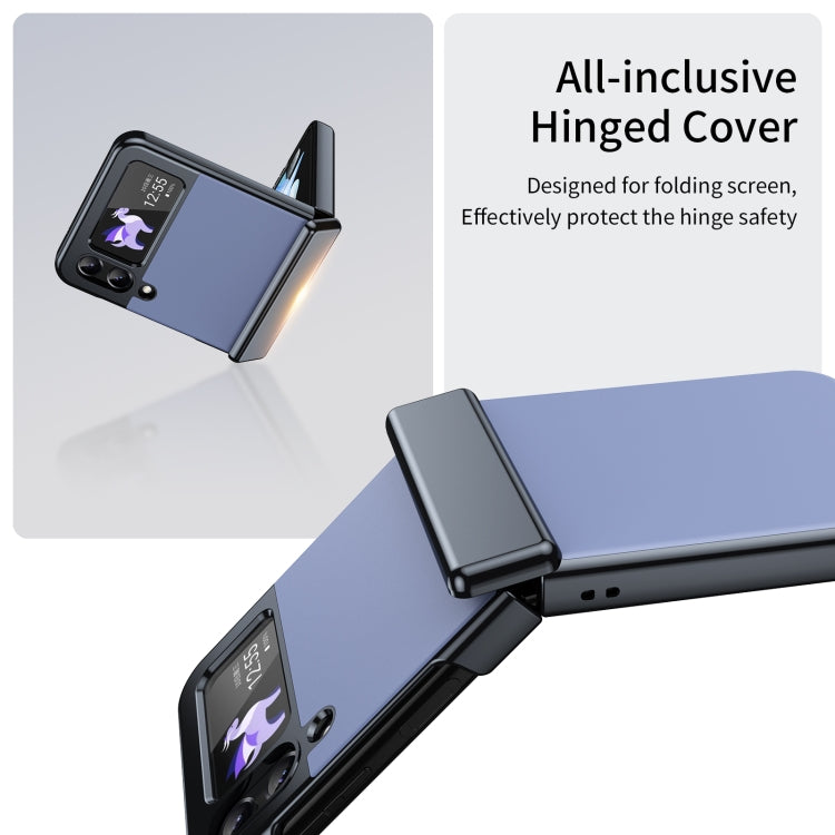 For Samsung Galaxy Z Flip3 5G Integrated AG Frosted Vacuum Plating Phone Case