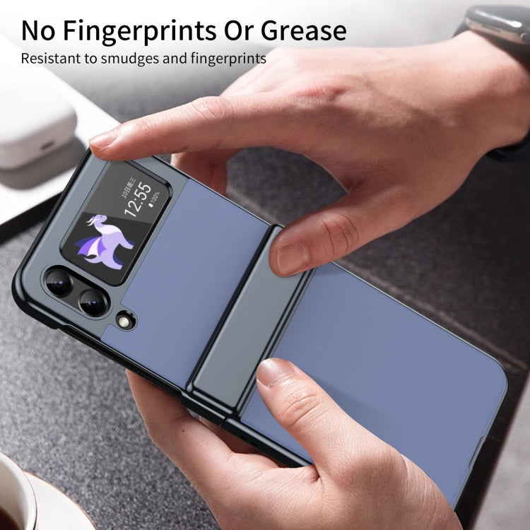 For Samsung Galaxy Z Flip3 5G Integrated AG Frosted Vacuum Plating Phone Case