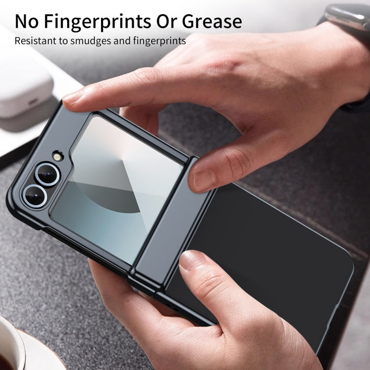 For Samsung Galaxy Z Flip5 Integrated AG Frosted Vacuum Plating Phone Case