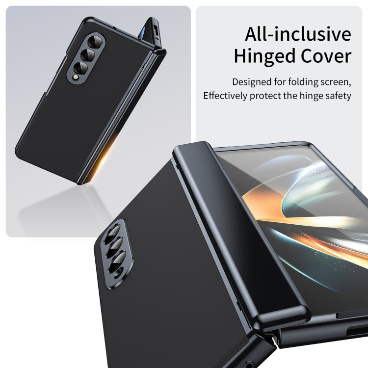 For Samsung Galaxy Z Fold4 Integrated AG Frosted Vacuum Plating Phone Case