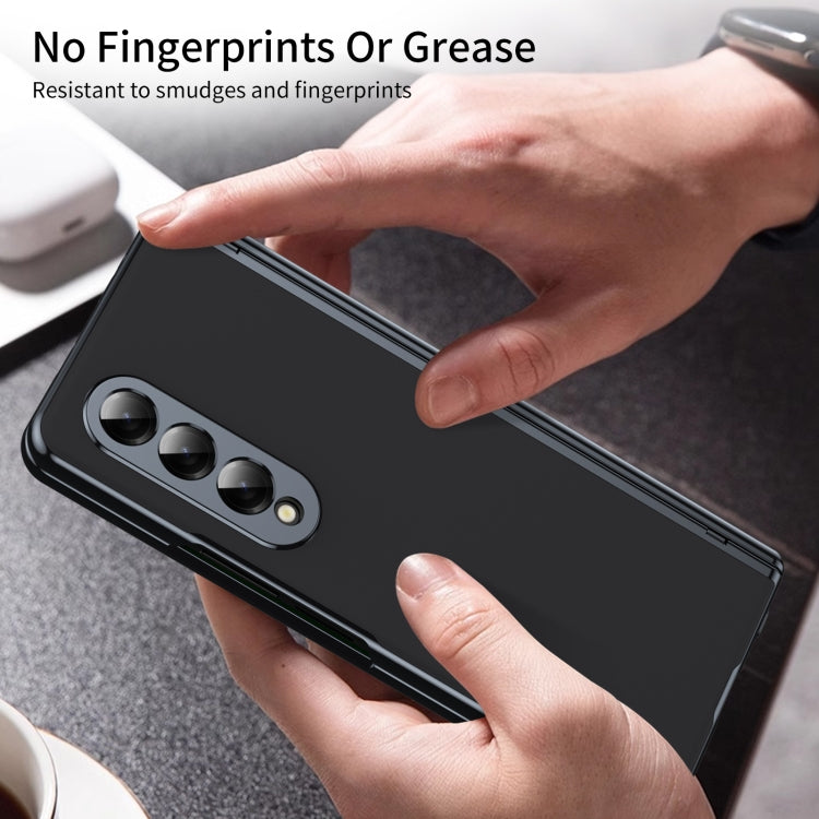 For Samsung Galaxy Z Fold4 Integrated AG Frosted Vacuum Plating Phone Case