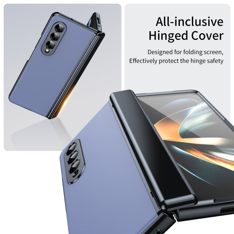 For Samsung Galaxy Z Fold4 Integrated AG Frosted Vacuum Plating Phone Case
