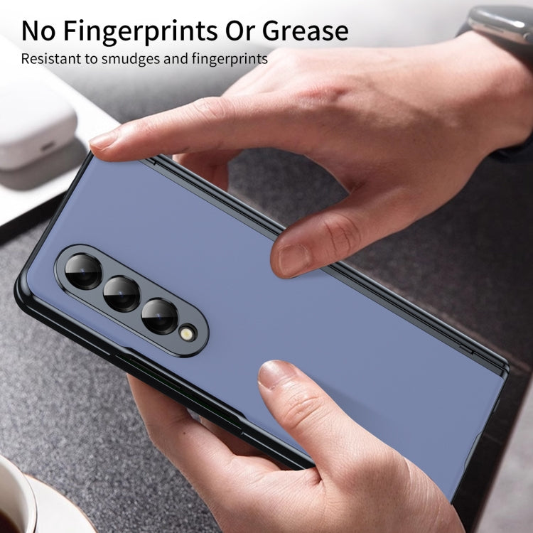 For Samsung Galaxy Z Fold4 Integrated AG Frosted Vacuum Plating Phone Case