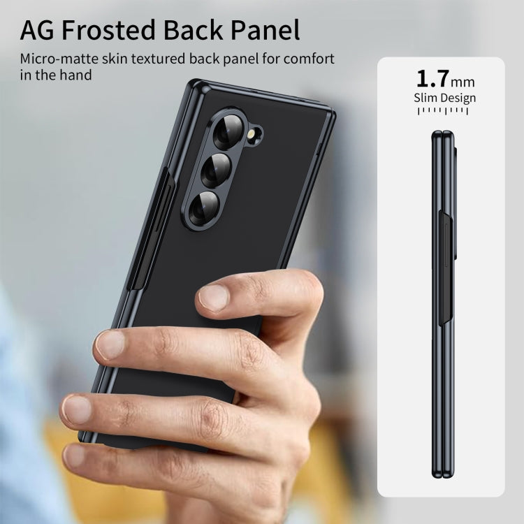 For Samsung Galaxy Z Fold5 Integrated AG Frosted Vacuum Plating Phone Case