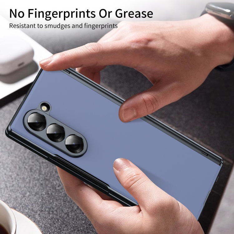 For Samsung Galaxy Z Fold5 Integrated AG Frosted Vacuum Plating Phone Case