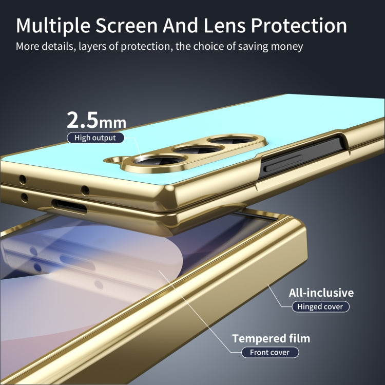 For Samsung Galaxy Z Fold6 Integrated AG Frosted Vacuum Plating Phone Case