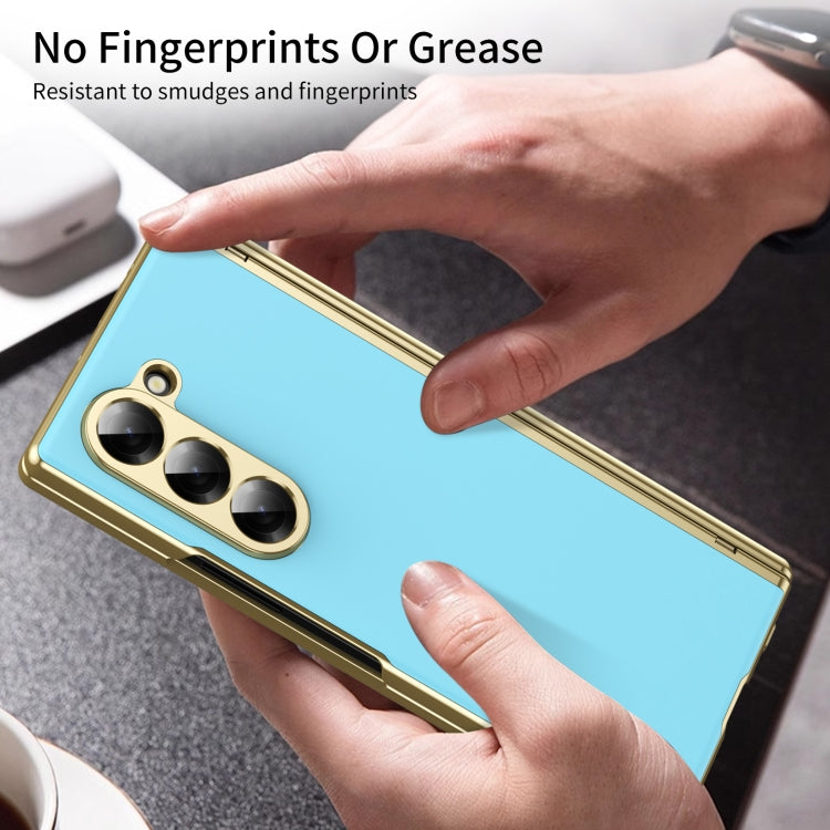 For Samsung Galaxy Z Fold6 Integrated AG Frosted Vacuum Plating Phone Case