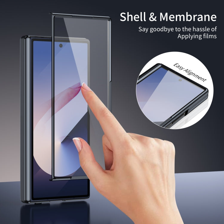 For Samsung Galaxy Z Fold6 Integrated AG Frosted Vacuum Plating Phone Case