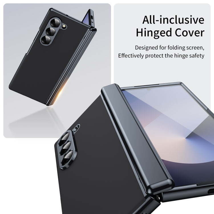 For Samsung Galaxy Z Fold6 Integrated AG Frosted Vacuum Plating Phone Case