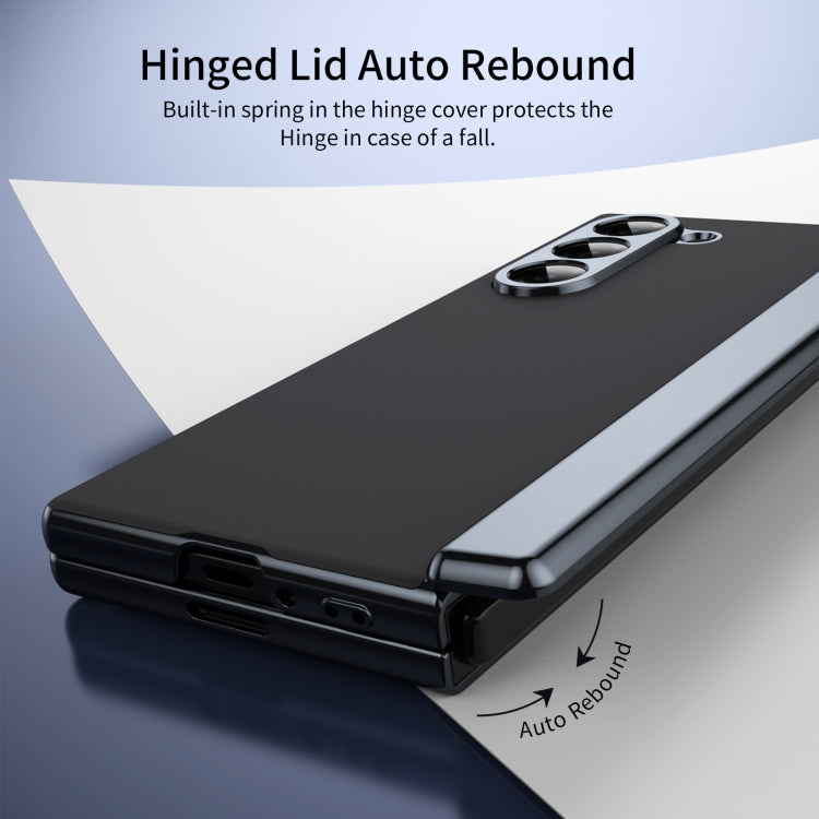For Samsung Galaxy Z Fold6 Integrated AG Frosted Vacuum Plating Phone Case