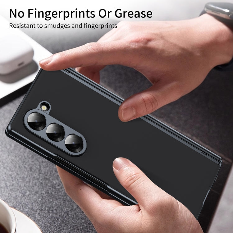 For Samsung Galaxy Z Fold6 Integrated AG Frosted Vacuum Plating Phone Case