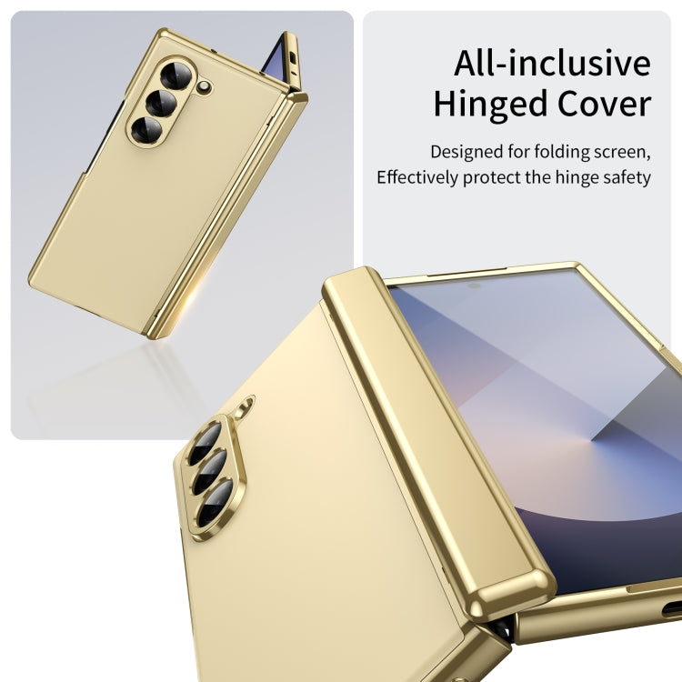 For Samsung Galaxy Z Fold6 Integrated AG Frosted Vacuum Plating Phone Case
