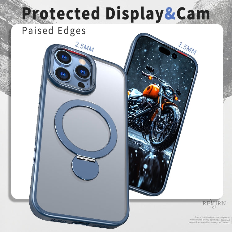 For iPhone 16 Plus Wing Series Gen2 MagSafe Metal Ring Holder Phone Case