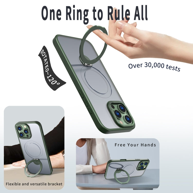 For iPhone 15 Pro Max Wing Series Gen2 MagSafe Metal Ring Holder Phone Case