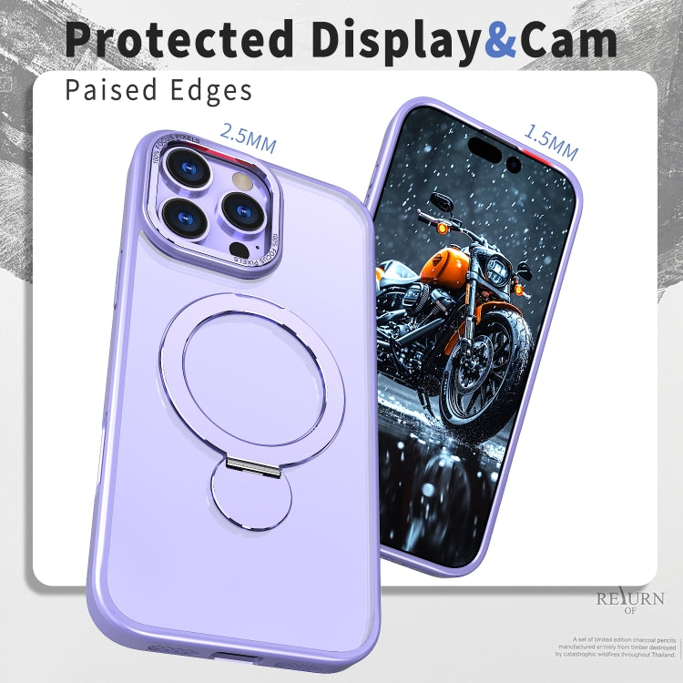 For iPhone 15 Wing Series Gen2 MagSafe Metal Ring Holder Phone Case