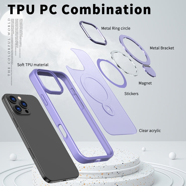 For iPhone 14 Pro Max Wing Series Gen2 MagSafe Metal Ring Holder Phone Case