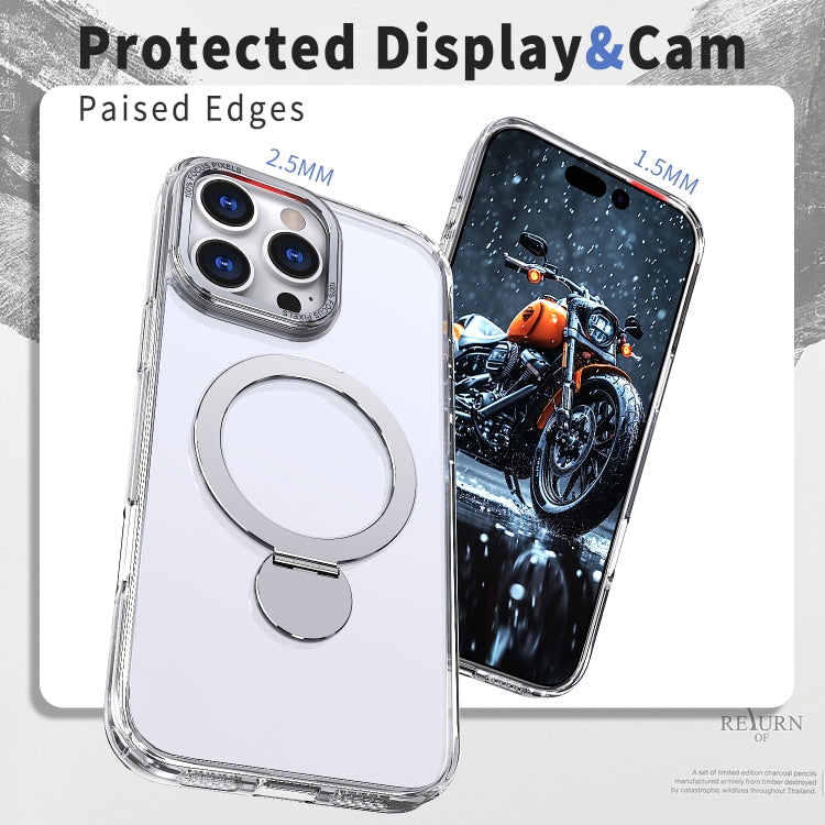 For iPhone 14 Pro Wing Series Gen2 MagSafe Metal Ring Holder Phone Case