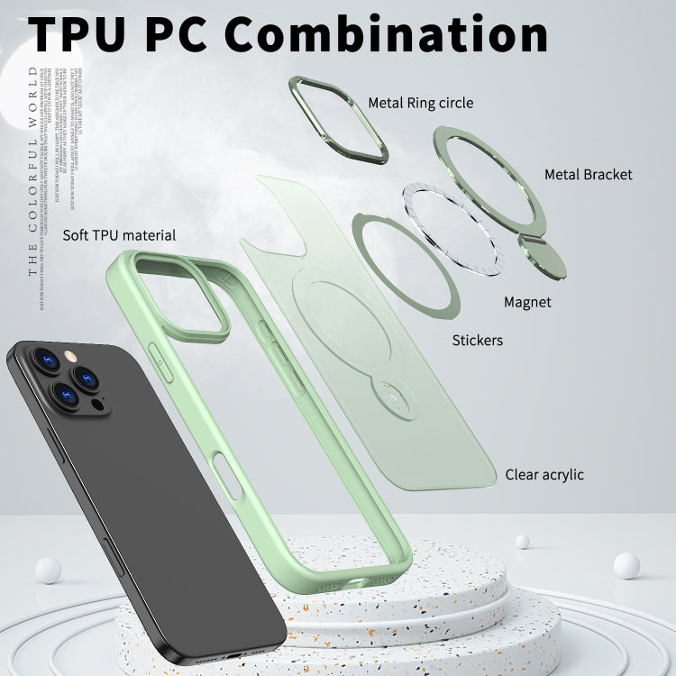 For iPhone 14 Plus Wing Series Gen2 MagSafe Metal Ring Holder Phone Case