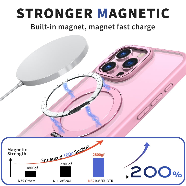 For iPhone 13 Pro Wing Series Gen2 MagSafe Metal Ring Holder Phone Case