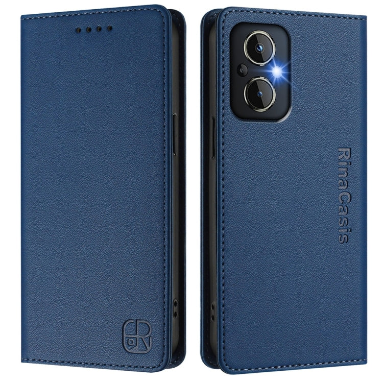 For OnePlus Nord N20 5G RC01 Dual-Folded Magnetic Suction RFID Leather Phone Case