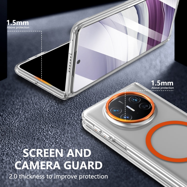 For Huawei Mate X3 lce Folding Series MagSafe Integrated Clear PC Phone Case