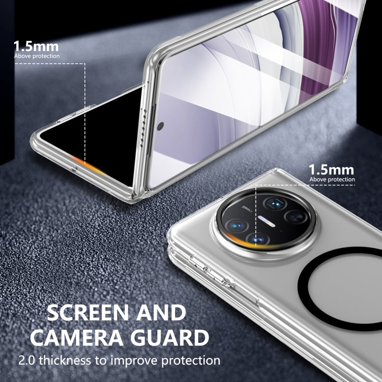 For Huawei Mate X3 lce Folding Series MagSafe Integrated Clear PC Phone Case