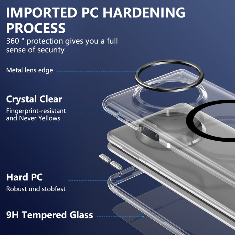 For Huawei Mate X3 lce Folding Series MagSafe Integrated Clear PC Phone Case