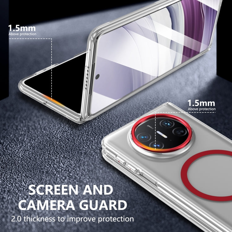 For Huawei Mate X3 lce Folding Series MagSafe Integrated Clear PC Phone Case