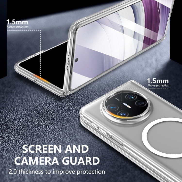 For Huawei Mate X3 lce Folding Series MagSafe Integrated Clear PC Phone Case