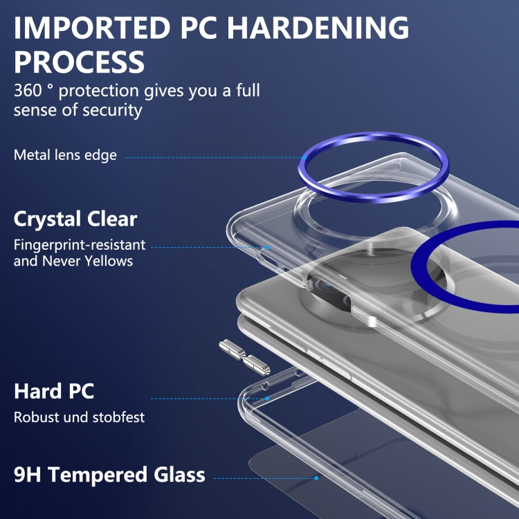 For Huawei Mate X5 lce Folding Series MagSafe Integrated Clear PC Phone Case