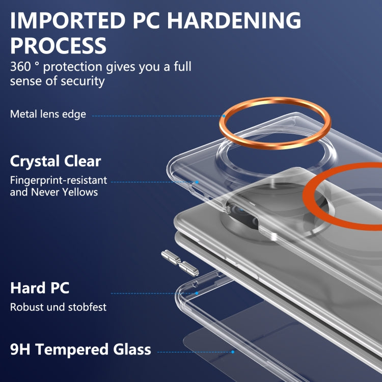 For Huawei Mate X5 lce Folding Series MagSafe Integrated Clear PC Phone Case
