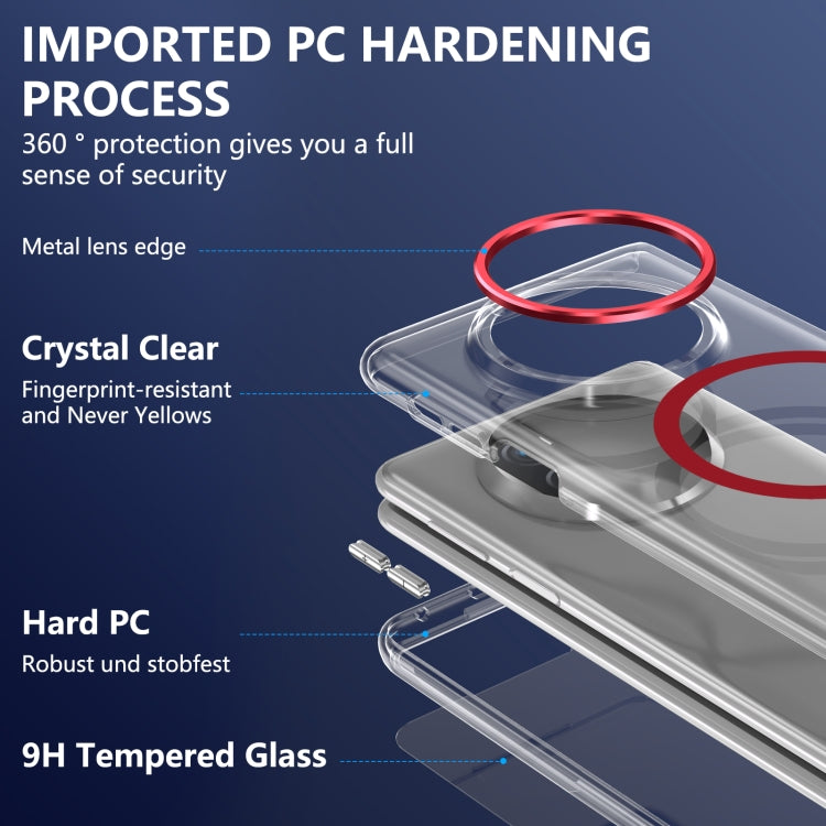 For Huawei Mate X5 lce Folding Series MagSafe Integrated Clear PC Phone Case