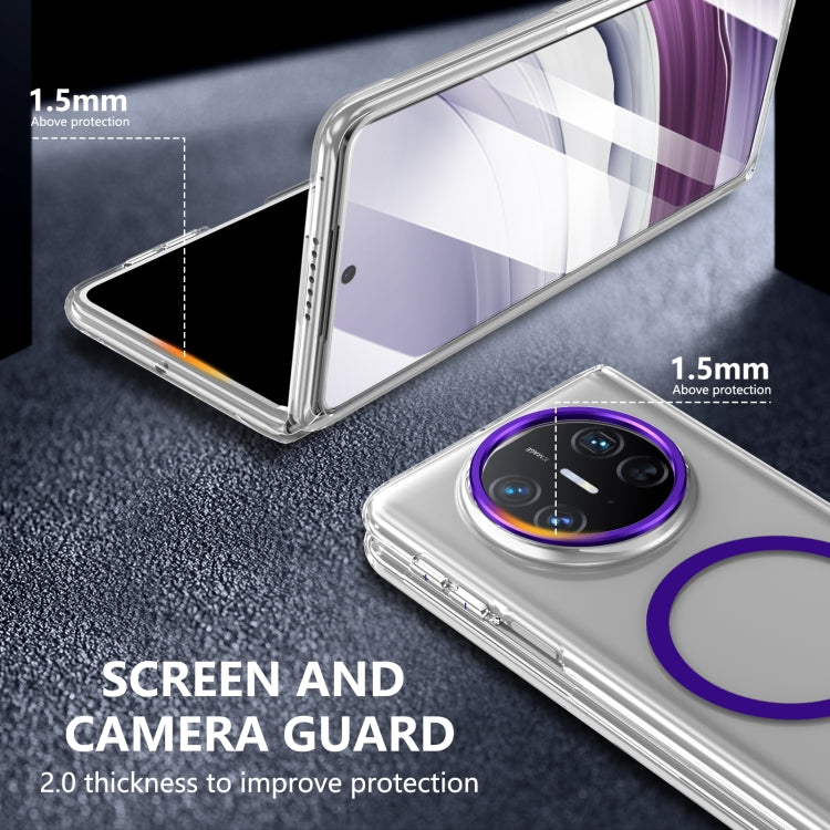 For Huawei Mate X5 lce Folding Series MagSafe Integrated Clear PC Phone Case
