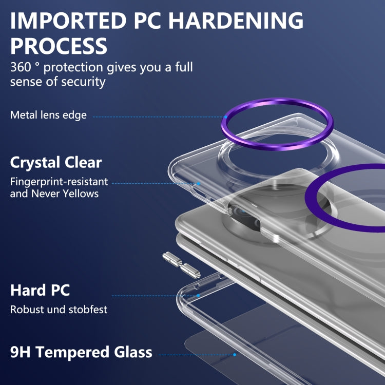 For Huawei Mate X5 lce Folding Series MagSafe Integrated Clear PC Phone Case