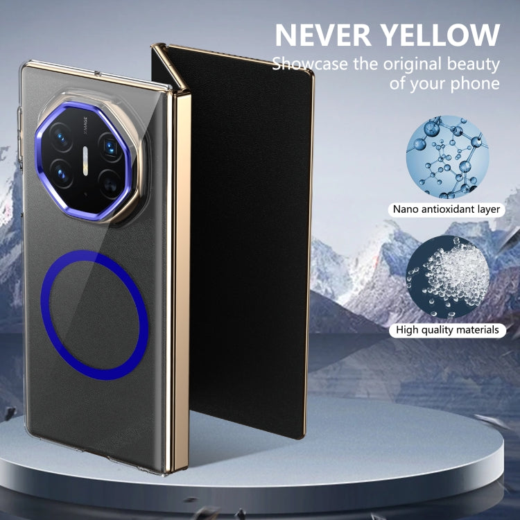For Huawei Mate XT Ultimate Design lce Folding Series MagSafe Integrated Clear PC Phone Case