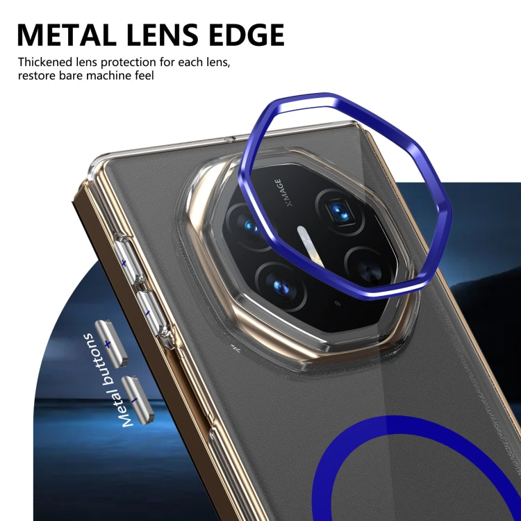 For Huawei Mate XT Ultimate Design lce Folding Series MagSafe Integrated Clear PC Phone Case
