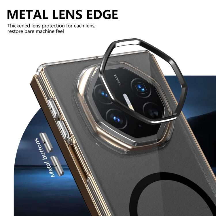 For Huawei Mate XT Ultimate Design lce Folding Series MagSafe Integrated Clear PC Phone Case