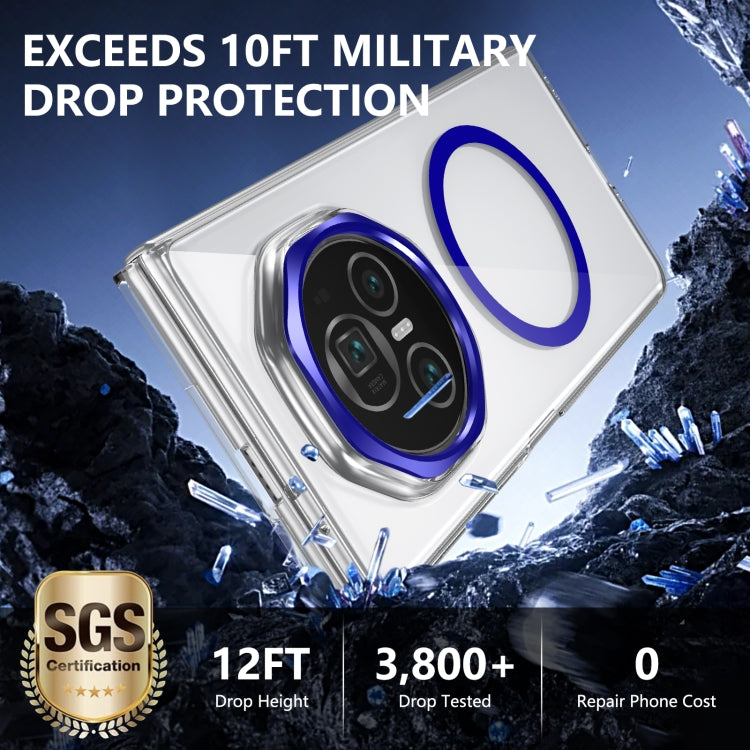 For Honor Magic V3 lce Folding Series MagSafe Integrated Clear PC Phone Case