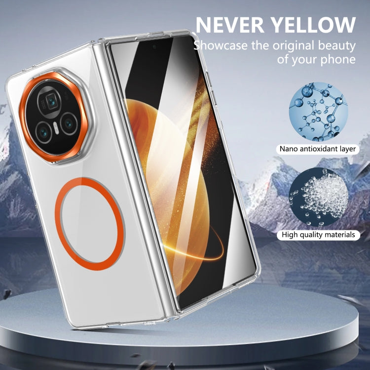 For Honor Magic V3 lce Folding Series MagSafe Integrated Clear PC Phone Case