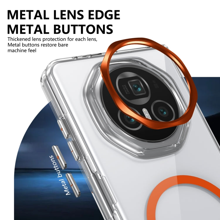 For Honor Magic V3 lce Folding Series MagSafe Integrated Clear PC Phone Case