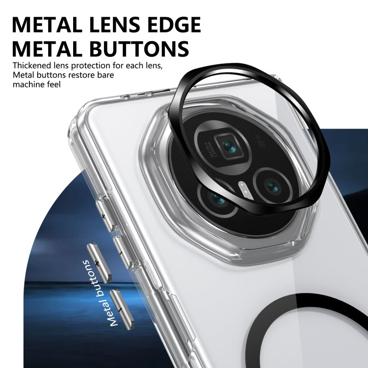 For Honor Magic V3 lce Folding Series MagSafe Integrated Clear PC Phone Case