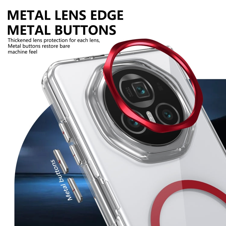 For Honor Magic V3 lce Folding Series MagSafe Integrated Clear PC Phone Case