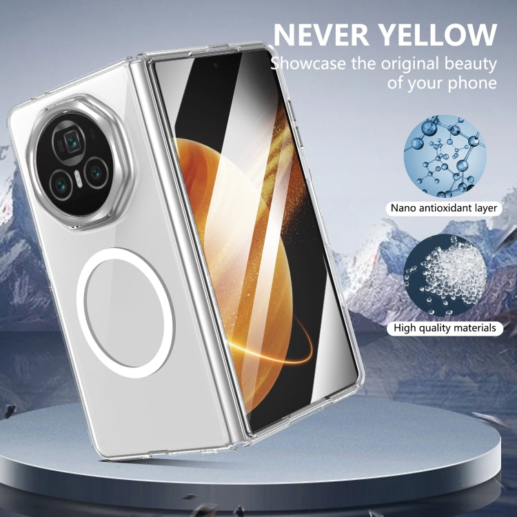 For Honor Magic V3 lce Folding Series MagSafe Integrated Clear PC Phone Case