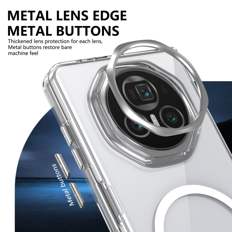 For Honor Magic V3 lce Folding Series MagSafe Integrated Clear PC Phone Case