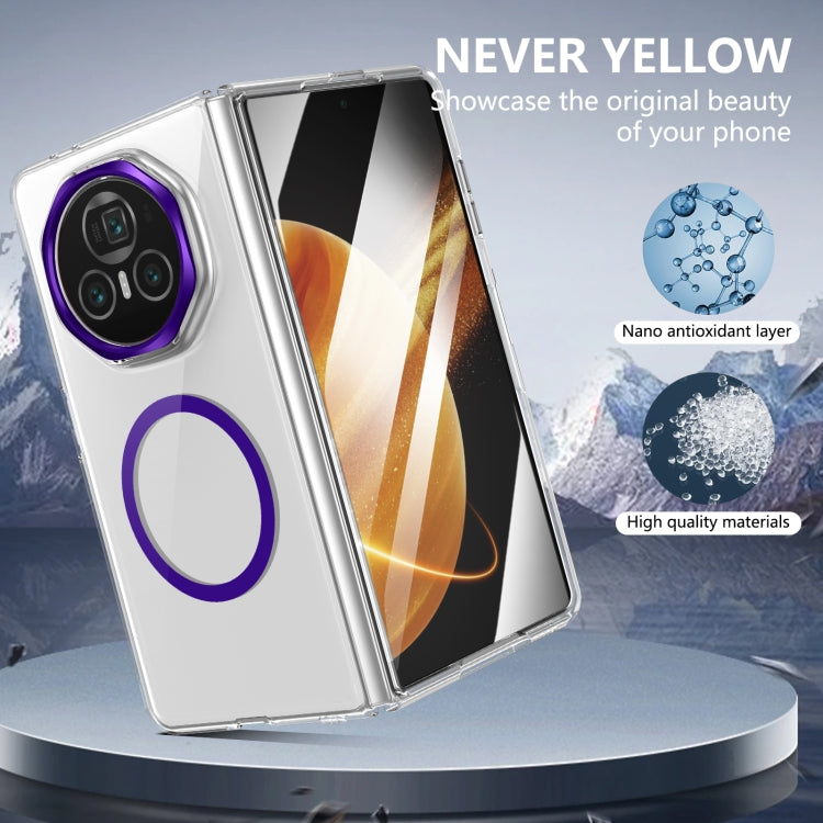 For Honor Magic V3 lce Folding Series MagSafe Integrated Clear PC Phone Case
