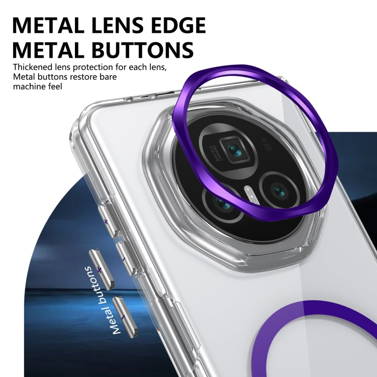 For Honor Magic V3 lce Folding Series MagSafe Integrated Clear PC Phone Case